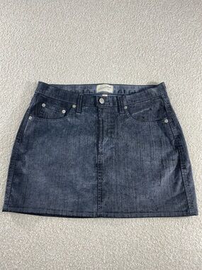 Universal Thread Dark Blue Denim Mini Skirt